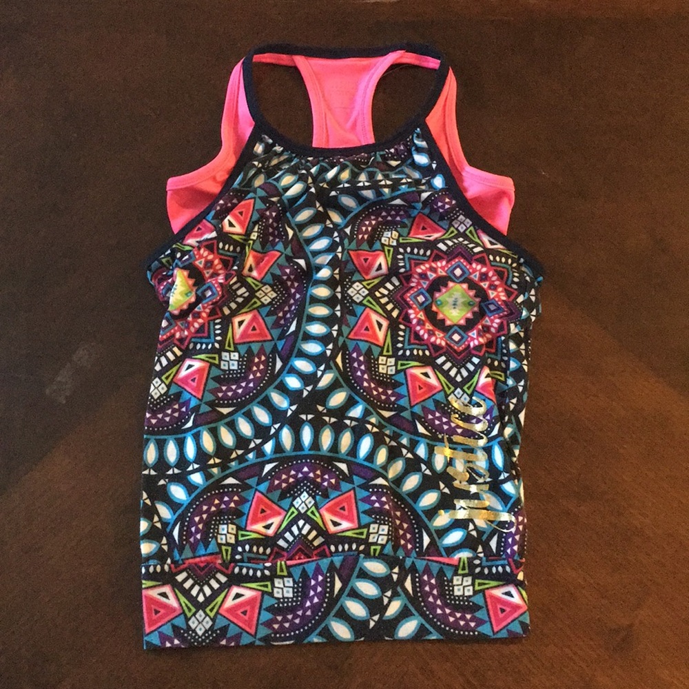 Justice activewear with built in sports bra